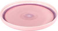 Тарелка столовая обеденная Elan Gallery 880161 (розовый меланж) - 