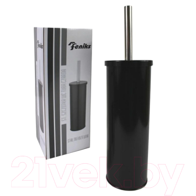 Изображение товара Ершик для унитаза Feniks Tuba / F-E89 (черный)