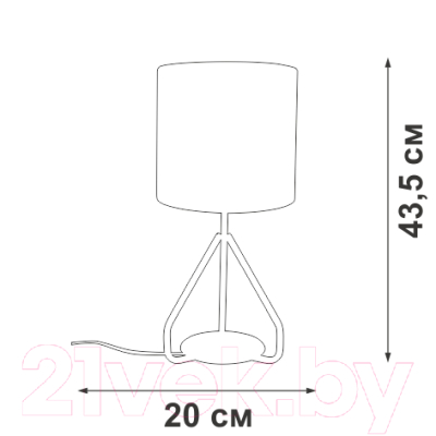 Прикроватная лампа Vitaluce V2899-0/1L