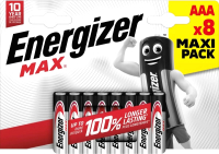Комплект батареек Energizer Max LR03 AAA BL8 (8шт) - 