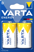 Комплект батареек Varta Energy 4120 D BL2 (2шт) - 