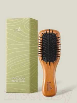 Расческа La'dor Mini Wooden Paddle Brush