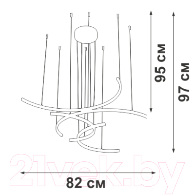 Изображение товара Люстра Vitaluce V3777-0/4S