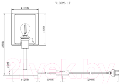 Прикроватная лампа Moderli Room / V10626-1T