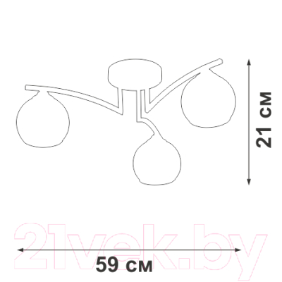 Люстра Vitaluce V4285-1/3PL