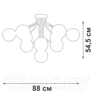 Люстра Vitaluce V4287-1/10PL