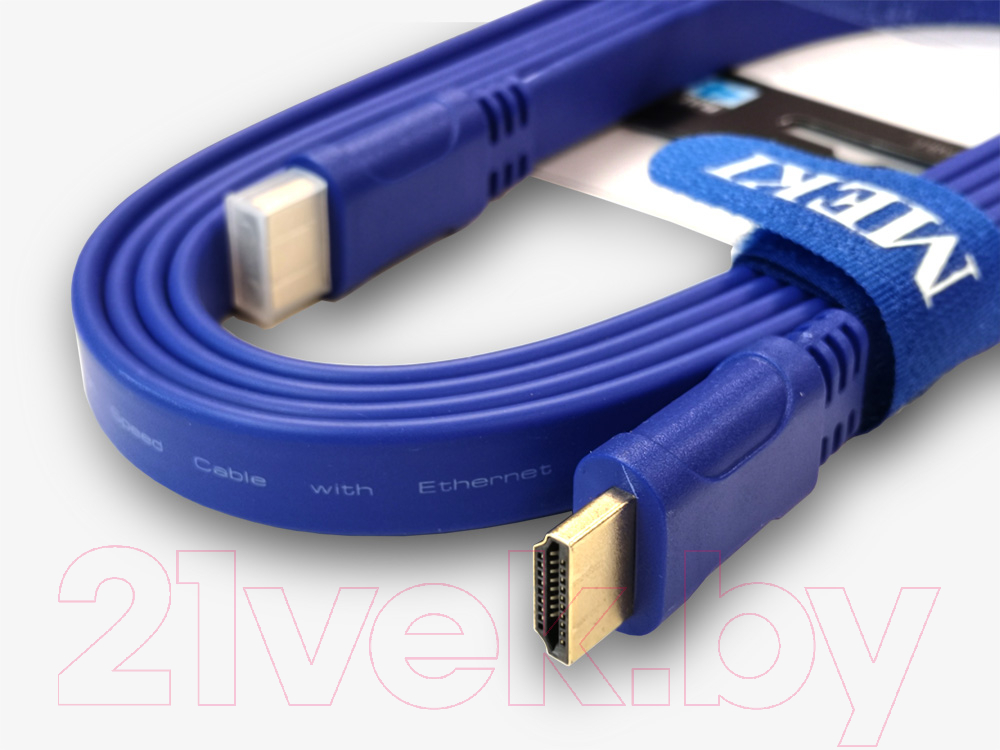 Кабель Meki Cables GH-T-2BE (2м, синий) — фото 2