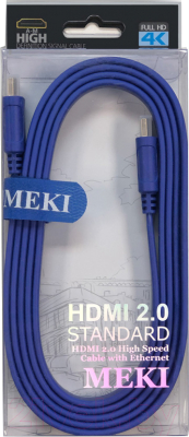 Кабель Meki Cables GH-T-2BE (2м, синий)