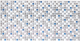Панель ПВХ Grace Мозаика Коллаж голубой (960х480) - 