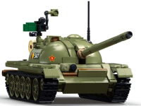 Сборная модель Sluban Модельки. Танк Т-54С M38-B1135 / 9619154 (604эл) - 