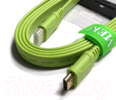 Кабель Meki Cables GH-T-2GR (2м, зеленый)