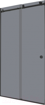 Душевая дверь Benetto BEN-501_BL_T 145x220 (тонированное стекло/черный)
