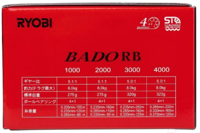 Катушка безынерционная Ryobi Bado RB 3000
