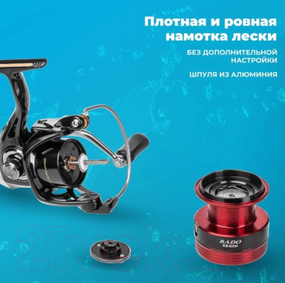 Катушка безынерционная Ryobi Bado RB 4000