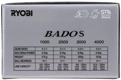 Катушка безынерционная Ryobi Bado S 4000