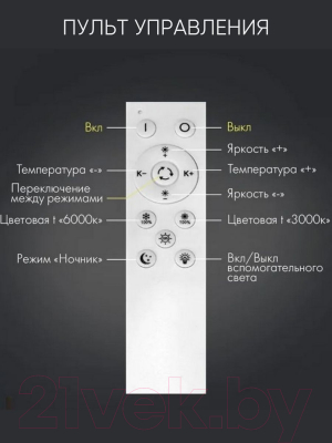 Потолочный светильник Aitin-Pro MX30075/6 (белый RGB)