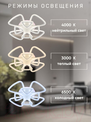 Потолочный светильник Aitin-Pro B2314/4+4 (белый PBP)