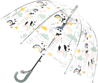Зонт-трость RST Umbrella RST057A (прозрачный/синий) - 