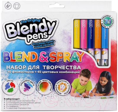 Фломастеры Blendy pens CK1201 (10шт)