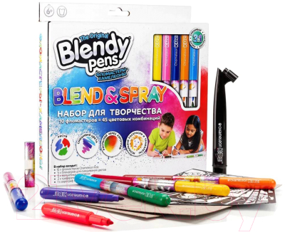 Фломастеры Blendy pens CK1201 (10шт)
