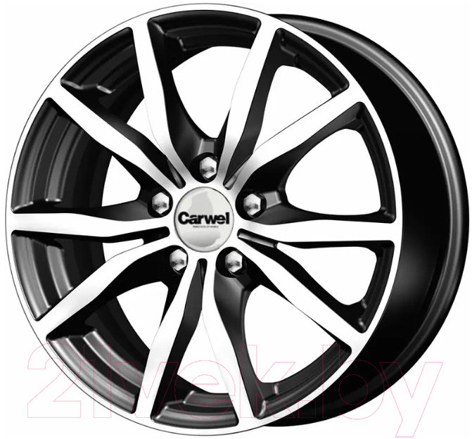 Литой диск Carwel Бекан 15x6.5" 5x114.3мм DIA 66.1мм ET 40мм AB