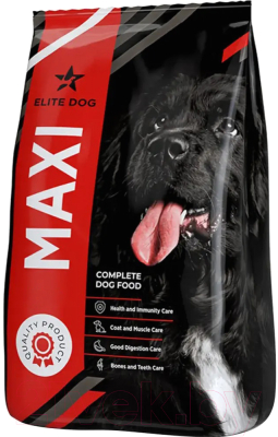 Сухой корм для собак Elite Dog Maxi для собак средних и крупных пород (12кг)