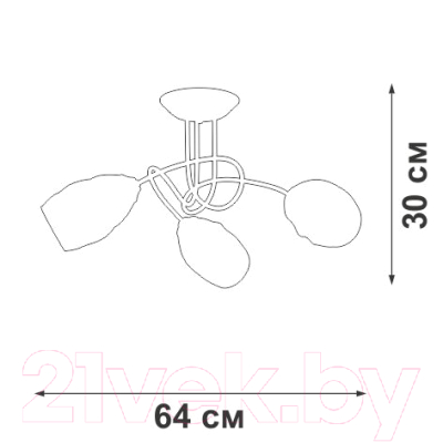 Люстра Vitaluce V4939-1/3PL