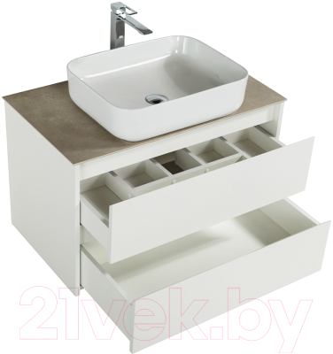 Тумба с умывальником BelBagno Kraft 80 / KRAFT80BO-KEPMNO-1306-SET