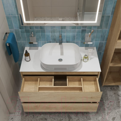 Мебель для ванной BelBagno Kraft 100 / KRAFT100RNN-KEPBO-1302-SET