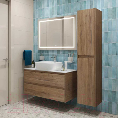 Тумба с умывальником BelBagno Kraft 100 / KRAFT100RT-KEPBO-1302-SET