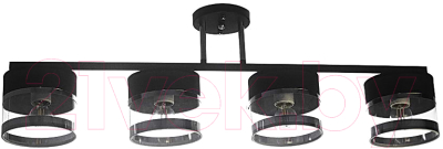 Потолочный светильник Aitin-Pro НПБ 02-4x40-101 / N5395/4 (черный/хром)