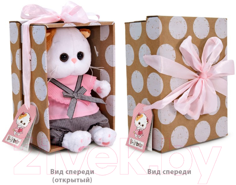 Мягкая игрушка Budi Basa Ли-Ли Baby в коралловом костюмчике / LB-121