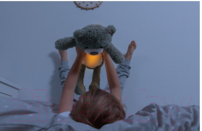 Интерактивная игрушка Zazu Тренер сна. Мишка Броуди / ZA-BRODY-02 (синий)