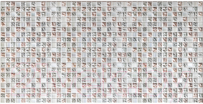Панель ПВХ Grace Мозаика Коллаж серый (960х480)