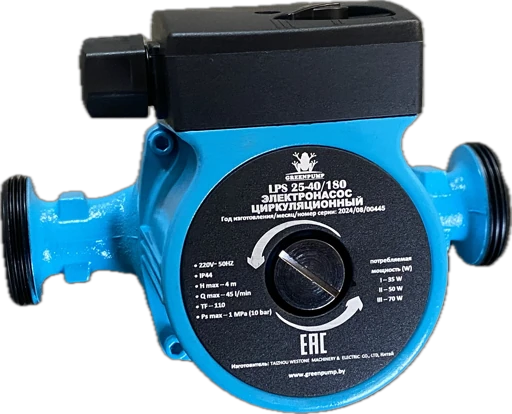 Циркуляционный насос GreenPump LPS 25-40/180