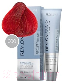 Крем-краска для волос Revlon Professional Revlonissimo Colorsmetique Pure Colors 600 (60мл, красный)