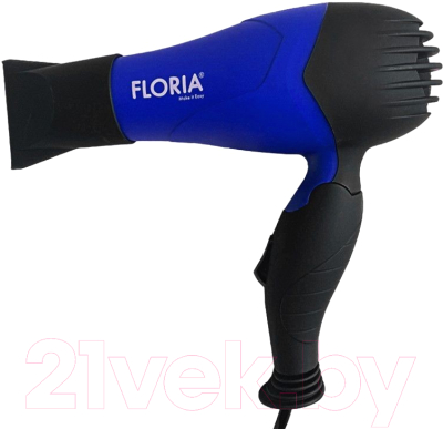 Компактный фен Floria ZLN8976 (синий)
