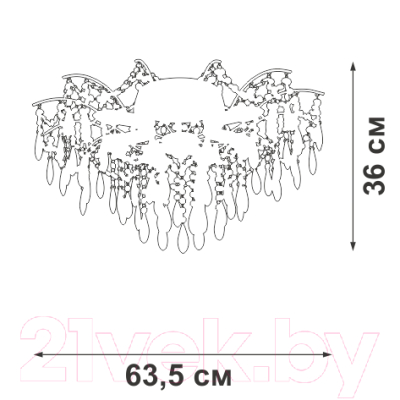 Люстра Vitaluce V5356-8/6PL