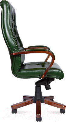 Кресло офисное Norden Боттичелли / P2338-L09 (зеленая глянцевая кожа/мультиблок)