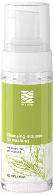 Пенка для умывания Sea & Energy С зеленым чаем и витамином Е (150мл)