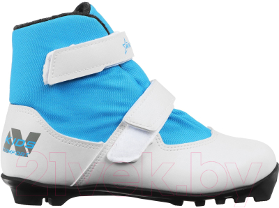 Ботинки для беговых лыж Winter Star Comfort Kids NNN / 9796140 (р.34, белый/синий)