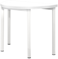 Обеденный стол Millwood Далис 2 (белый/металл белый) - 