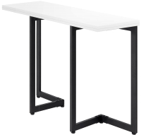 Обеденный стол Millwood Арлен 3 147x38-76x76 (белый/металл черный) - 