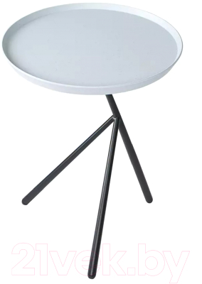 Приставной столик Bergenson Bjorn Sustainable Collection / BB0000148 (серый/черный)