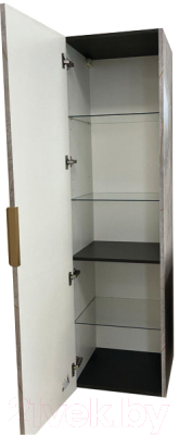 Шкаф-пенал для ванной Garda Onda 22Н-300_PVC (золотой мрамор)