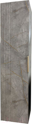 Шкаф-пенал для ванной Garda Onda 22Н-300_PVC (золотой мрамор)