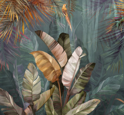 Фотообои листовые ФабрикаФресок Пальмовые листья Афреска / 183280 (300x280)