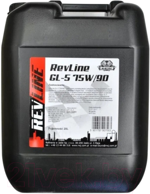 Трансмиссионное масло Revline Semisynthetic GL-5 75W90 / RGL5759020
