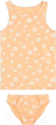 Комплект бельевой детский Mark Formelle 447006 (р.104-56, белые ромашки)