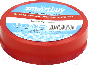 Набор изолент SmartBuy N-SBE-IT-15-20-r (красный, 10шт)